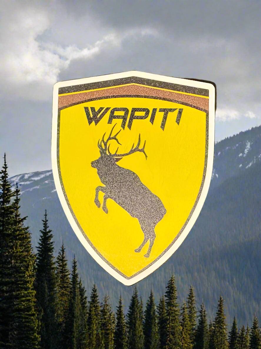 Prancing Elk Sticker