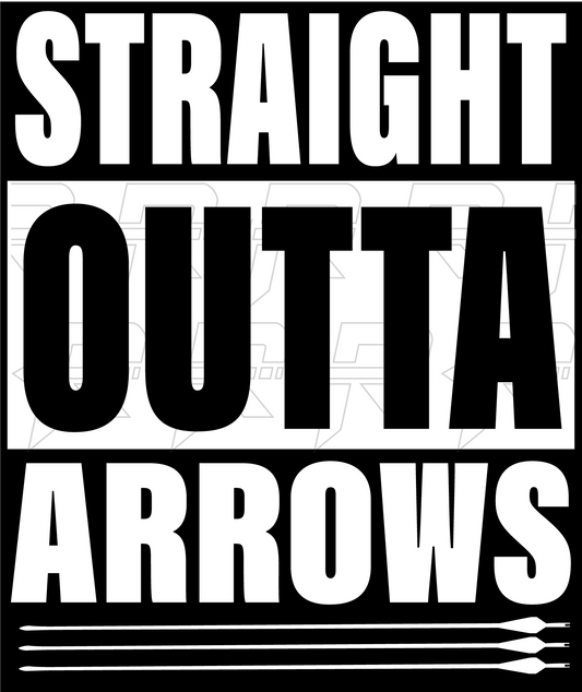Straight Outta Arrows Sticker
